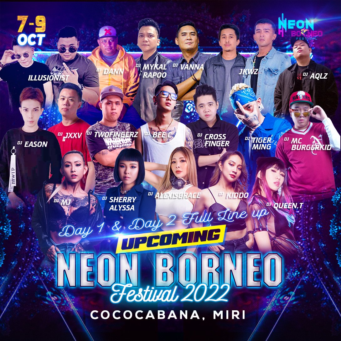 neon borneo festival